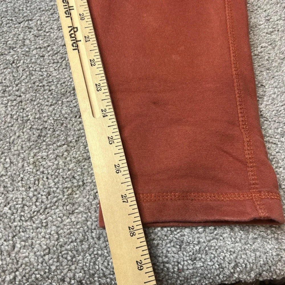 True Religion Rust Orange Sweatpants with White Logo